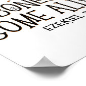 踊りスケルトンドライ来ボーンズアライブハロウィーンCh ポスター (角)