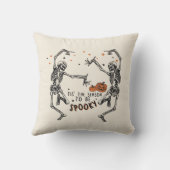 踊りスケルトンハロウィーン クッション (裏面)