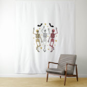 踊りスケルトンハロウィーン タペストリー (インサイチュ)