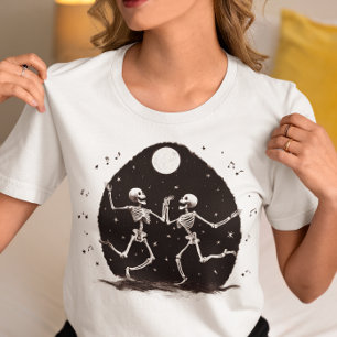 踊りスケルトンハロウィーン トライブレンドTシャツ