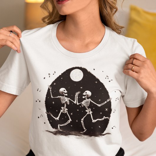 踊りスケルトンハロウィーン トライブレンドTシャツ