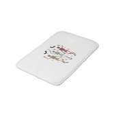 踊りスケルトンハロウィーン バスマット (アングル)