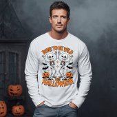 踊りスケルトンワイルドハロウィーン トライブレンドTシャツ
