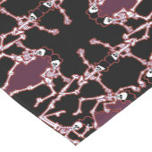 踊りスケルトン不気味おもしろいテーブルランナー ショートテーブルランナー (コーナー)