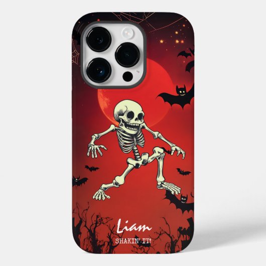 踊りスケルトン不気味-おもしろい全年 Case-Mate iPhoneケース (裏面)