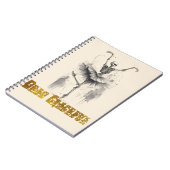 踊りスケルトン死んだ優雅なノート ノートブック (左側)