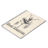 踊りスケルトン死んだ優雅なノート ノートブック (左側)