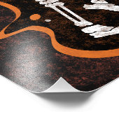 踊りスケルトン面白いハロウィーンハ幽霊のよく出るウス フォトプリント (角)