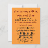 踊りスケルトン(HolidayMix) シーズンカード (裏面)