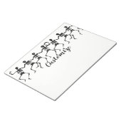 踊りスケルトンHalloween Thunder_Cove ノートパッド (アングル)