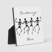 踊りスケルトンHalloween Thunder_Cove フォトプラーク (正面)