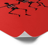 踊りスケルトンHalloween Thunder_Cove ポスター (角)