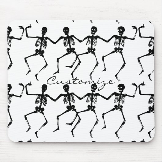 踊りスケルトンHalloween Thunder_Cove マウスパッド (正面)