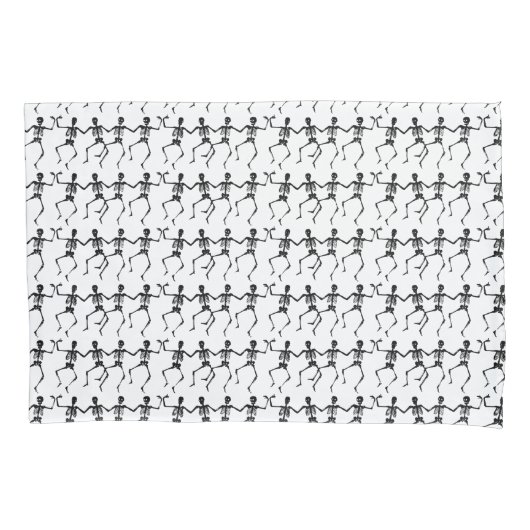 踊りスケルトンHalloween Thunder_Cove 枕カバー (正面)