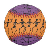 踊りスケルトンHalloween Thunder_Cove 野球ボール (裏面)