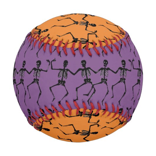 踊りスケルトンHalloween Thunder_Cove 野球ボール (正面)