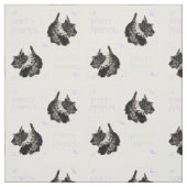 踊りスコティッシュテリア ファブリック (見本)