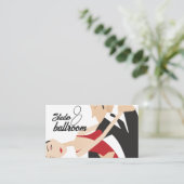 踊りスタジオレッスン名刺 名刺 (スタンド正面)