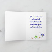 踊りスターズクリスマスカード シーズンカード (内部)