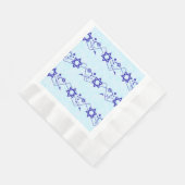 踊りスター・オブ・デイビッド・オンクラウド 縁ありランチョンナプキン (角)