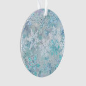 踊りスノーフレークスアクリルオーナメント オーナメント (正面)