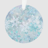 踊りスノーフレークスアクリルオーナメント オーナメント (正面)