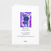 踊りゾウ挨拶カード カード (裏面)