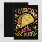 踊りタコシおもしろいンコデマヨフィエスタパーティー 招待状 (正面/裏面)