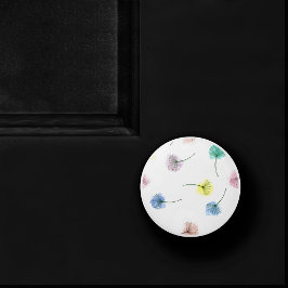 踊りタンデロン |水彩花模様 セラミックノブ