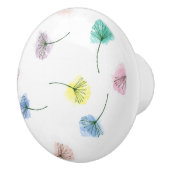 踊りタンデロン |水彩花模様 セラミックノブ (右)