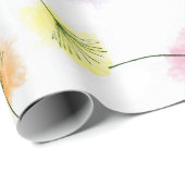 踊りタンデロン |水彩花模様 ラッピングペーパー (ロールコーナー)