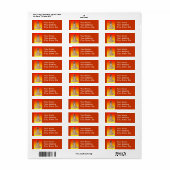 踊りダシュント住所 シール (フルシート)