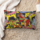 踊りダラアメリカンMoJo枕 ランバークッション (ブランケット)