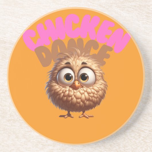 踊りチキンサンドストーンコースター コースター (正面)