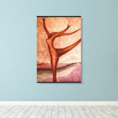 踊りツリー キャンバスプリント (インサイチュ (ウッドフロア))