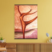 踊りツリー キャンバスプリント (インサイチュ (リビング))