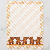 踊りテディベアカスタムスクラップブックページ チラシ (裏面)