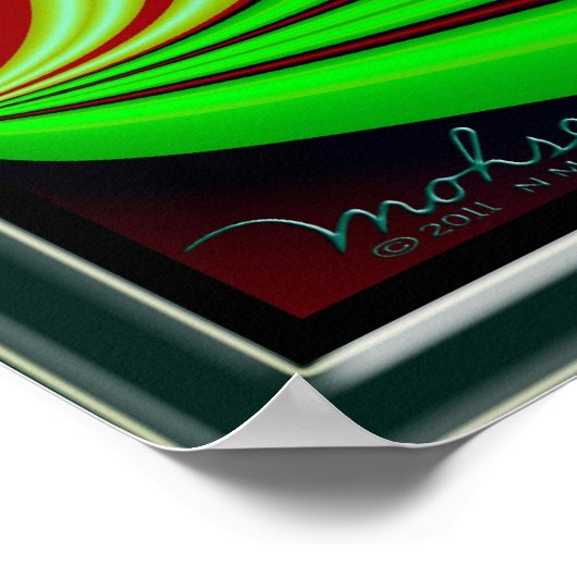 踊りデザイン ポスター (角)