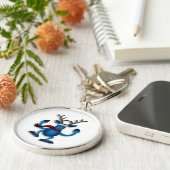 踊りトナカイ キーホルダー (側面)