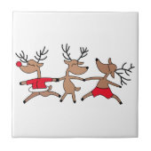 踊りトナカイ タイル (正面)