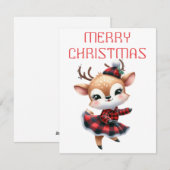 踊りトナディアカーフ – クリスマスカード (正面/裏面)