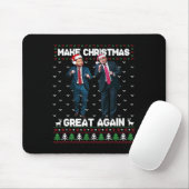 踊りトランプサンタとDj Vance Make Christmas Gr マウスパッド (マウス)