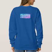 踊りトンフライウェアラブル抽象芸術アート スウェットシャツ (裏面)