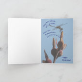 踊りトンフライ誕生日 カード (内部)