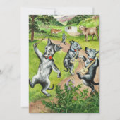 踊りドッグズバイルイワーイン サンキューカード (正面)