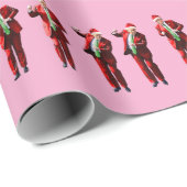 踊りドナルドトランプクリスマスマガ ラッピングペーパー (ロールコーナー)