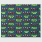 踊りドナルドトランプマガクリスマス ラッピングペーパー (フラット)