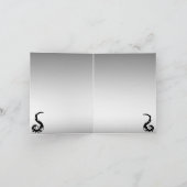 踊りドラゴンありがとう サンキューカード (内部)