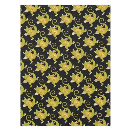 踊りドラゴン テーブルクロス (正面)