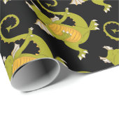 踊りドラゴン ラッピングペーパー (ロールコーナー)